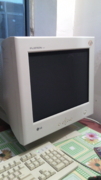Монитор старого образца LG.Показывает четко.Внешний вид идеальный. Цена 550р.